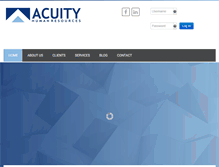 Tablet Screenshot of acuity-hr.com